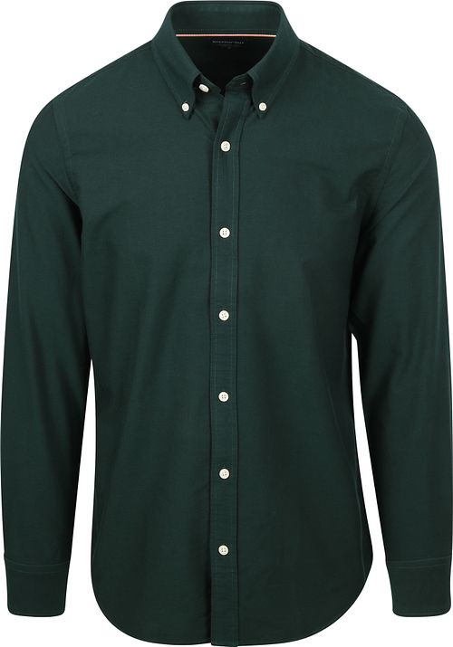 Steppin' Out Camisa Oxford Donkergroen Product