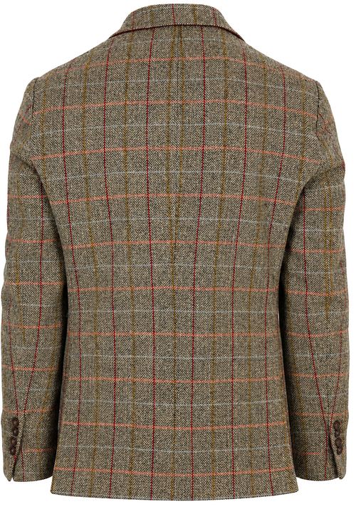 Steppin' Out Blazer Shetland Wool Check Green