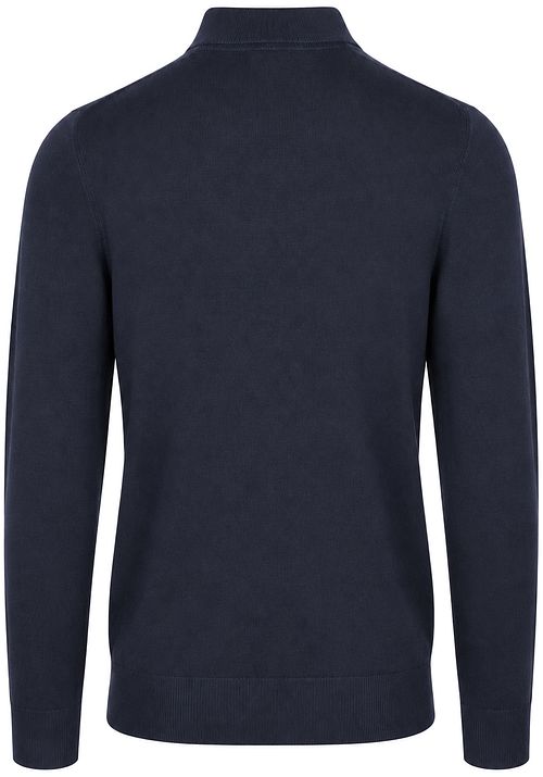 Suitable Compact Cotton Pullover Turtle Marineblå Product / Achterkant