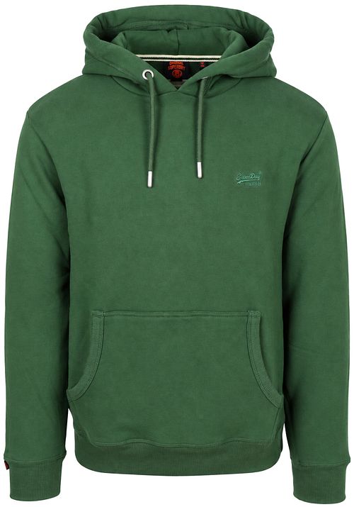 Superdry Tröja Halvzip Fleece Oliv Product