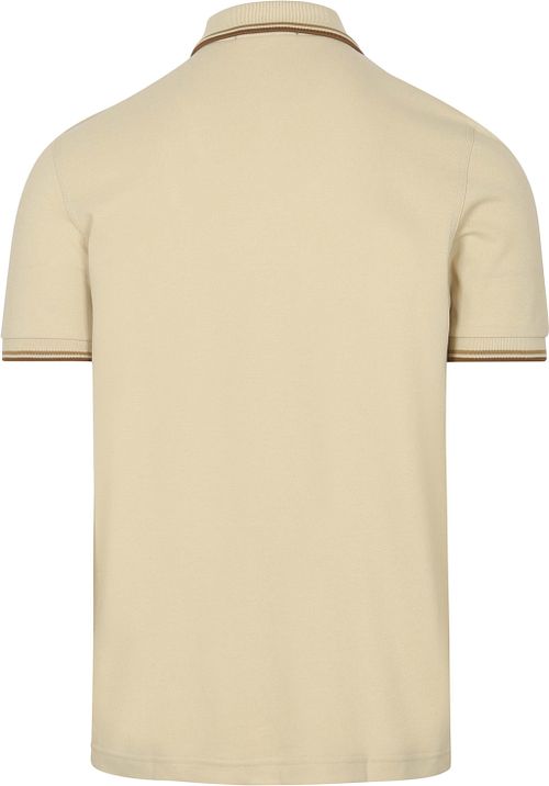 Fred Perry Polo Twin Tipped M3600 Beige Product / Achterkant