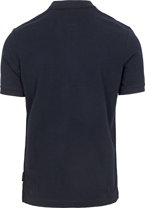 Scotch And Soda Core Piqué Poloshirt Navy Product / Achterkant