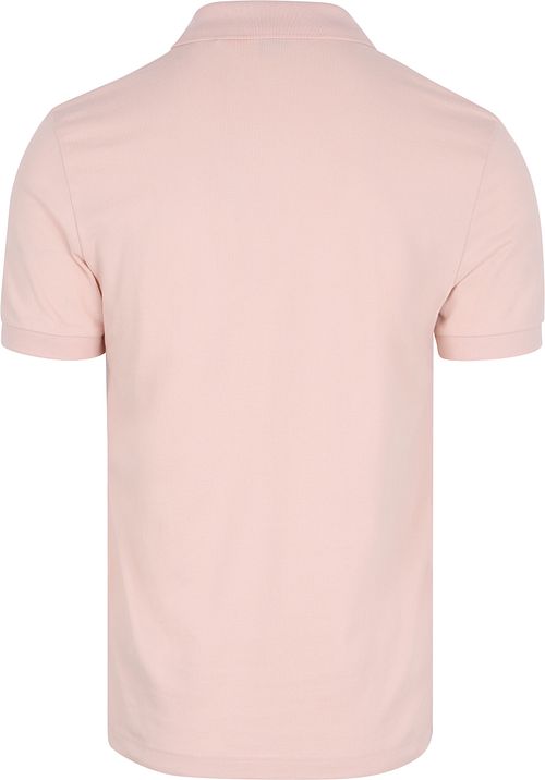 BOSS Passerzip Polo Half Zip Rosa Product / Achterkant