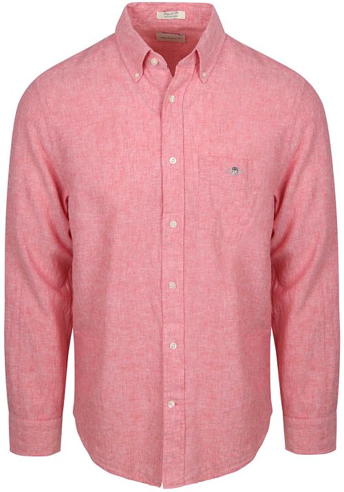 Gant Chemise Cotton Linen Rose