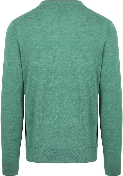 KING Essentials The John Pullover de merino verde Product / Achterkant