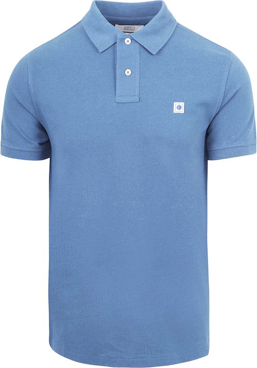 King Essentials The Rene Polo Shirt Mid Blue Product