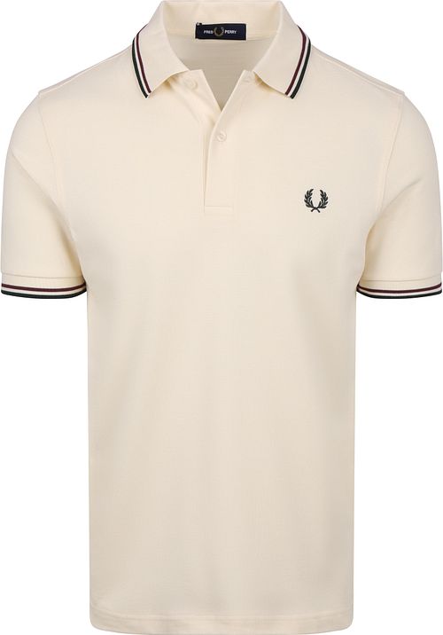 Koszulka polo Fred Perry Twin Tipped M3600 84A w kolorze ecru Product