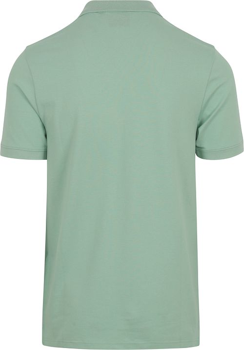 Lyle and Scott Polo Plain Vert Clair Product / Achterkant