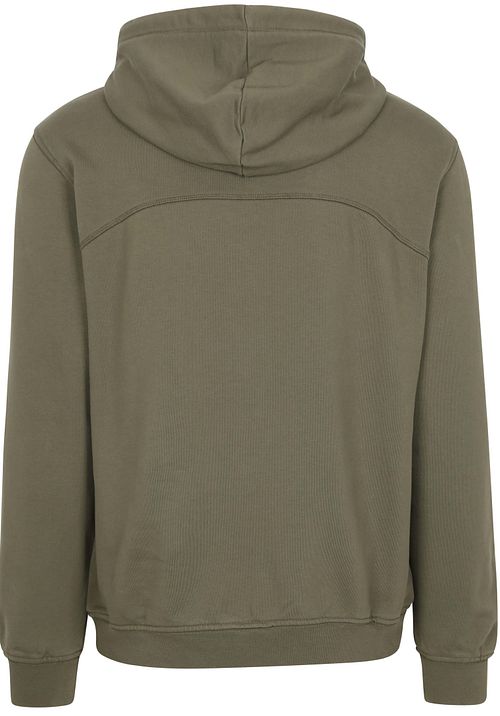 Napapijri-badge hættetrøje i olivengrøn Product / Achterkant