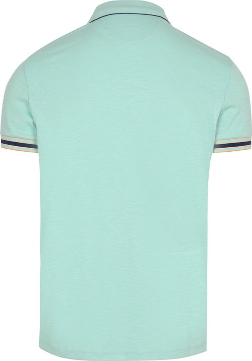 NZA Polo Shirt Bay Jacquard Mist Green Product / Achterkant