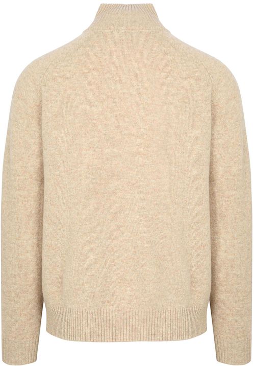 Steppin' Out Pull Mocker Laine Laine D'Agneau Ecru Product / Achterkant