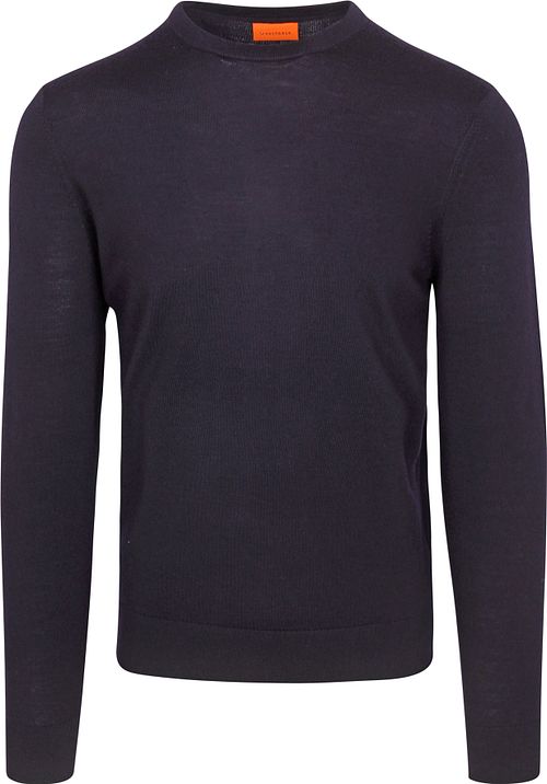 Suitable sweter z wełny merino w kolorze granatowym Product