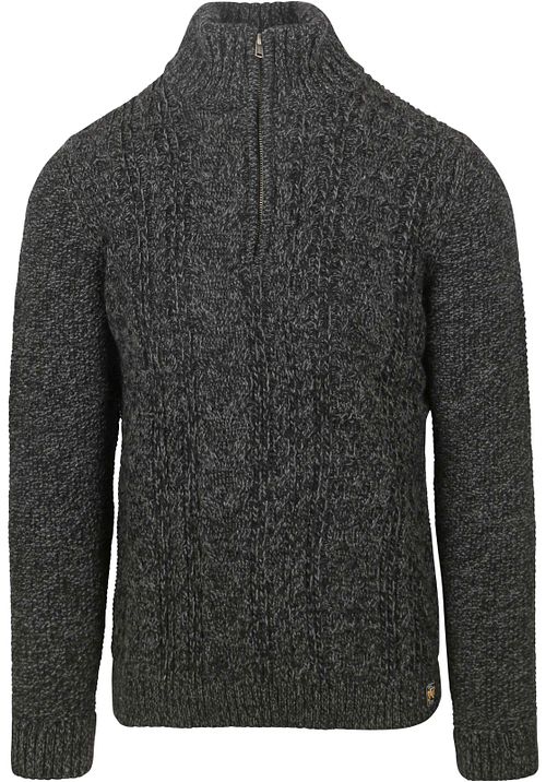 Superdry Half Zip Pullover Jacob Cable Schwarz Product