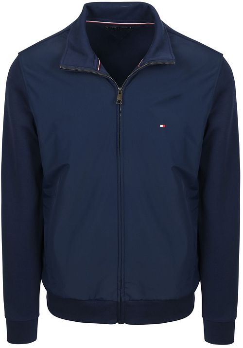 Tommy Hilfiger Cardigan Mix Intechno Jakke Marineblå Product