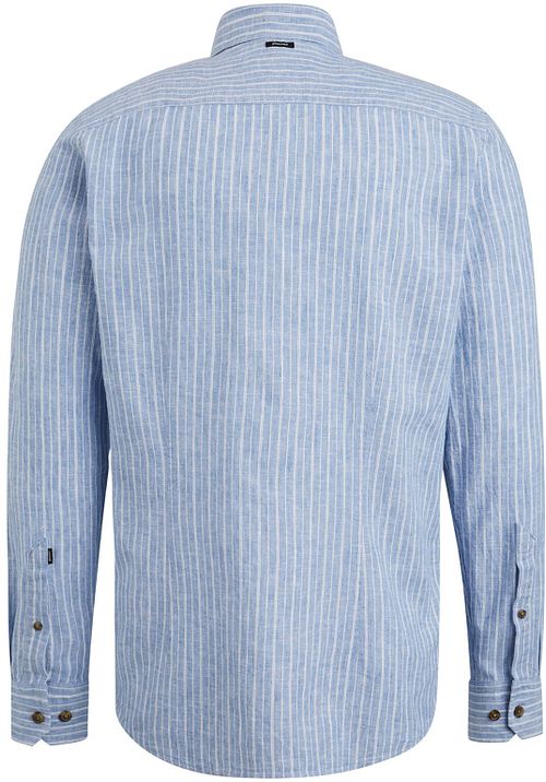 Vanguard Chemise De Lin Rayures Bleu Product / Achterkant