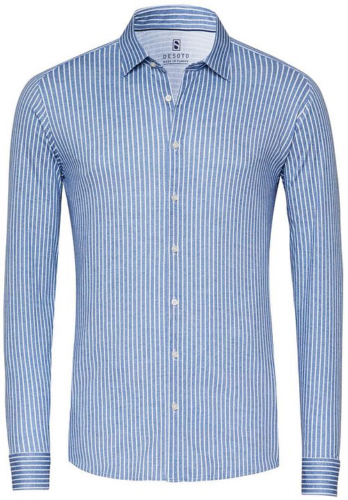 Desoto Twill Stripe Koszula Blue Product