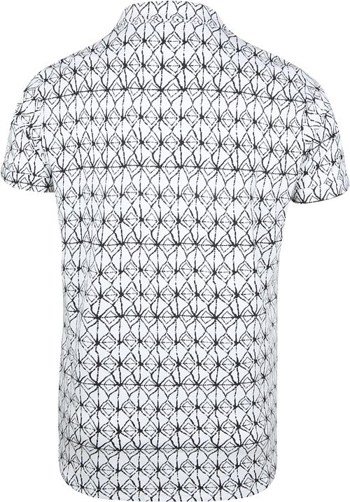 Dstrezzed Chemise Imprimée Blanc Product / Achterkant