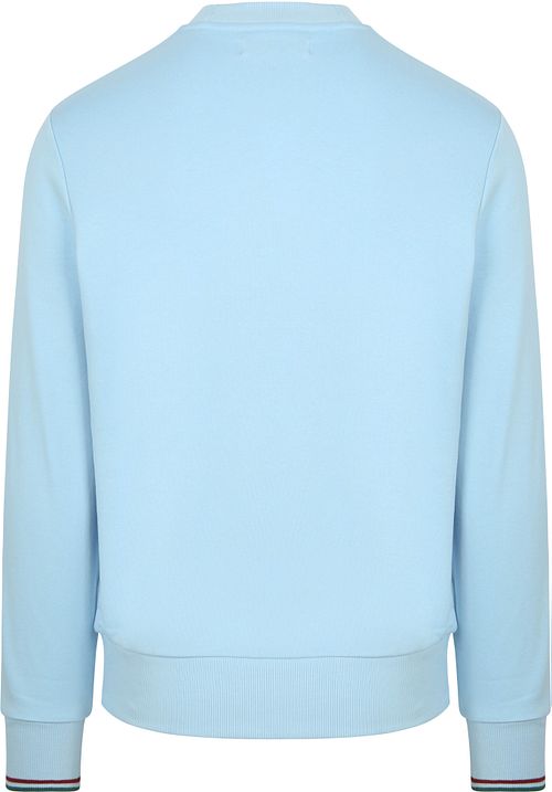 Fred Perry Pull Logo Bleu Clair