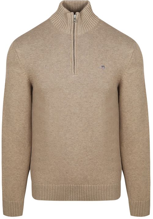 Gant Halvzip genser Beige Product