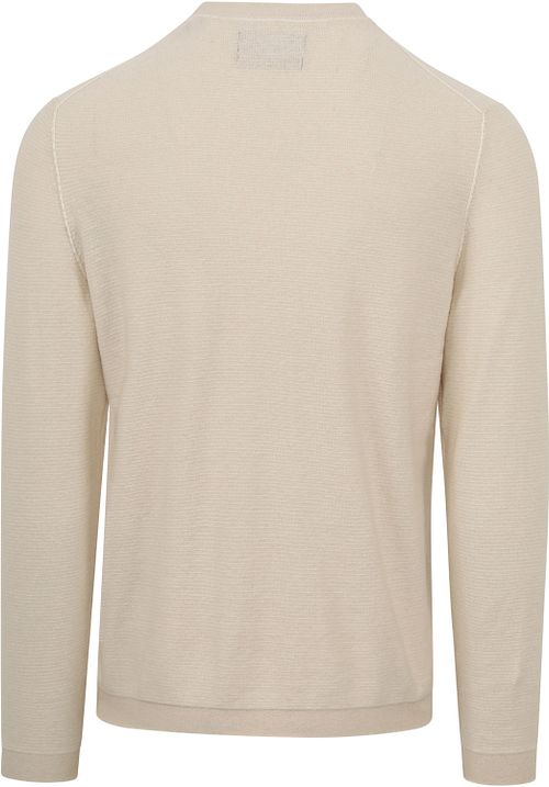 Marc O'Polo Pullover O-Ausschnitt Ecru Product / Achterkant