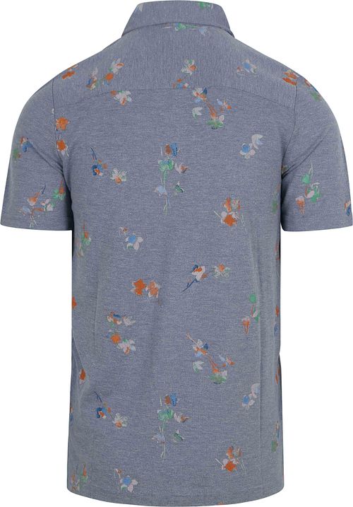 NZA Polo Russell Dusk Navy Product / Achterkant