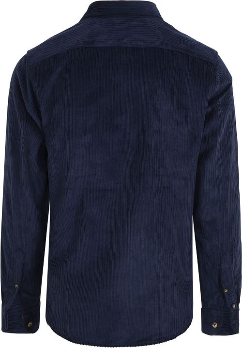 Overshirt in velluto a coste Suitable blu navy Product