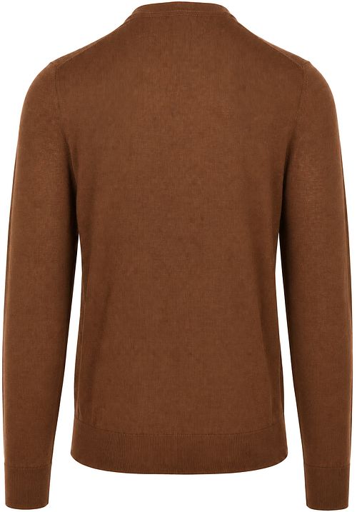 Suitable Besætning Lynlås Merino Brun Product / Achterkant