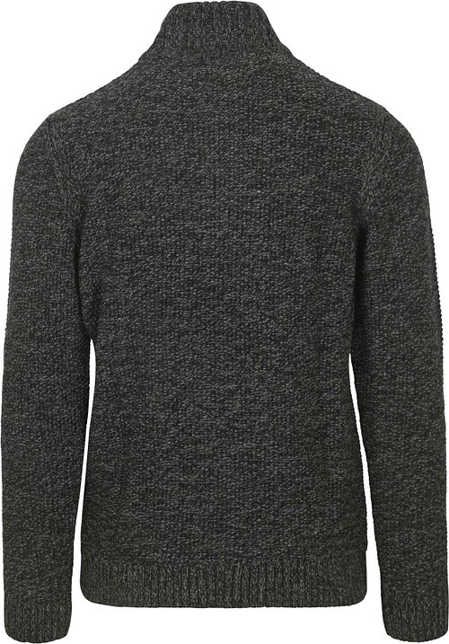 Superdry Half Zip Pullover Jacob Cable Black Product / Achterkant