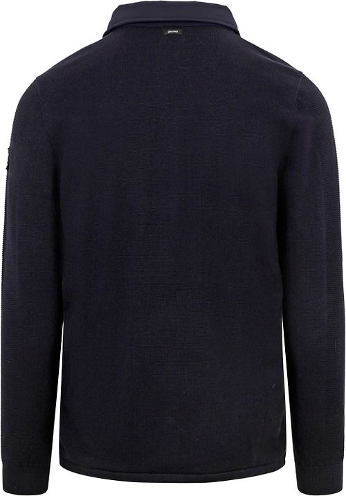 Vanguard Cardigan Sweacket Bleu Foncé Product