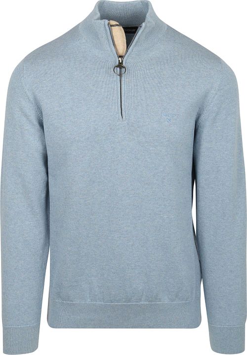 Barbour Half Zip Pullover Hellblau Product