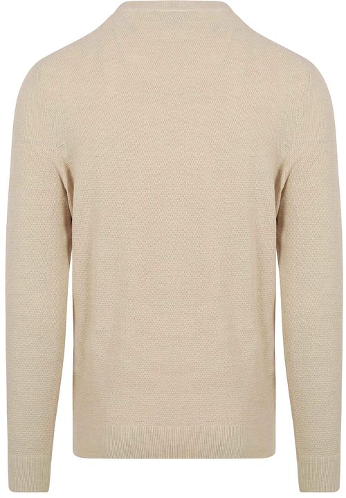 Pullover Profuomo testurizzato écru Product / Achterkant