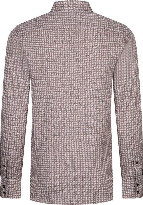 Cavallaro Cecilio Hemd Taupe Product / Achterkant