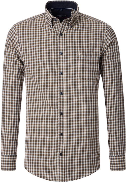 Camicia CASAMODA a quadri beige Product