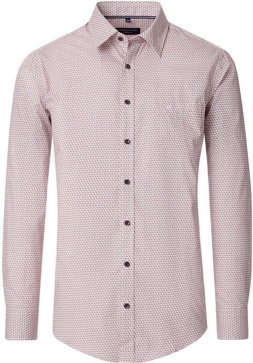 Casa Moda Skjorta Med Fyrkantiga Cirklar Röd Product