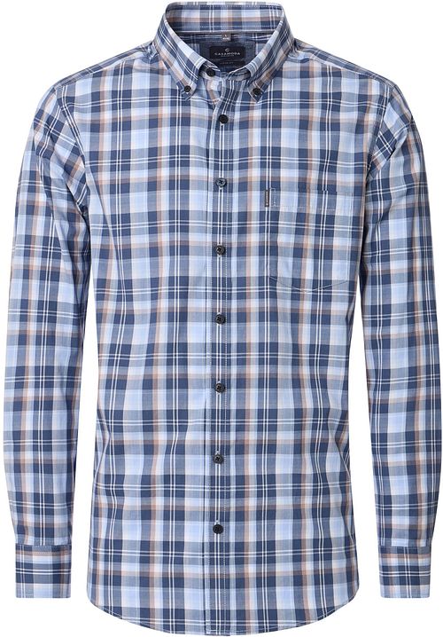 Casa Moda Skjorte Rutete Faux Blå Product