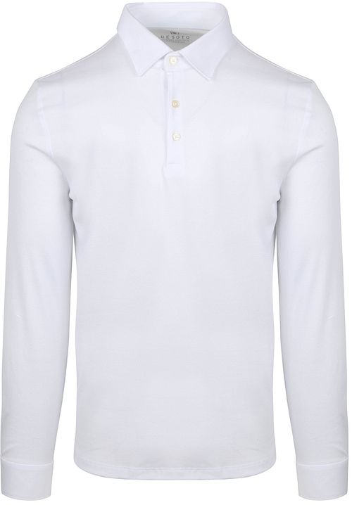 Desoto Longsleeve Poloshirt Essential Weiß Product