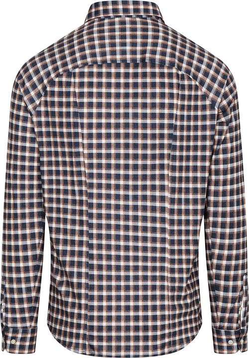 Desoto Shirt Checks Brown Navy