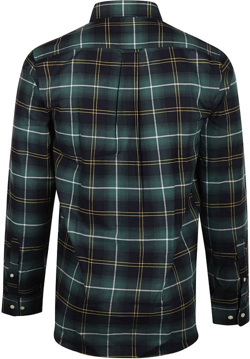 Steppin' Out Flanel Hemd Ruit Navy Groen Product / Achterkant