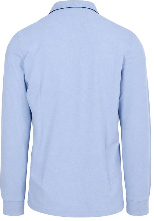 NZA Longsleeve Polo Hamton Piqué Blau