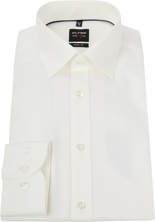 OLYMP Shirt Level 5 Body Fit Off-White Product / Detail