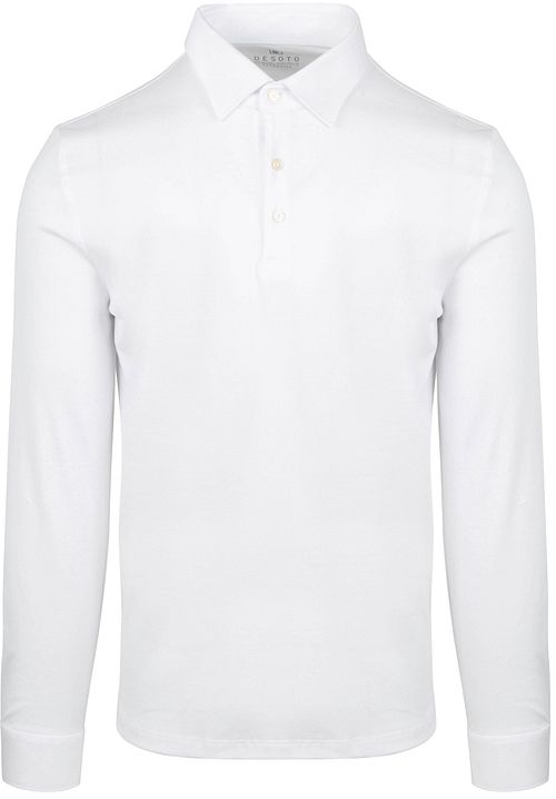 Polo de manga larga Desoto Essential en blanco Product