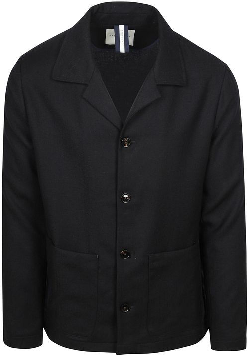 Profuomo Overshirt Wool Navy