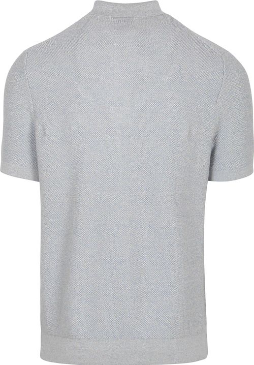 State of Art Polo Knitted Blauw Product / Achterkant