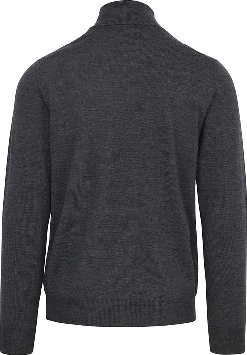 Suitable Merino Rollkragen Anthrazit Product / Achterkant