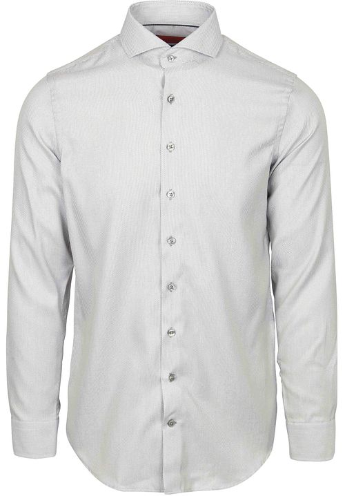 Suitable Overhemd Jacquard Luxe Groen Product