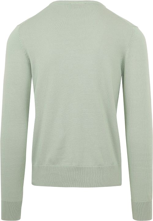 Suitable Respekt Oinix Pullover Rundhals Leichtgrün Product / Achterkant