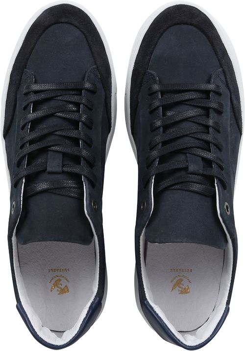 Suitable Nubuck Skave Sneaker Donkerblauw Product