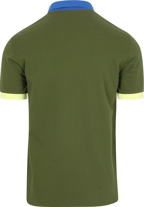Sun68 Pikétröja Color Way Mörkgrön Product / Achterkant