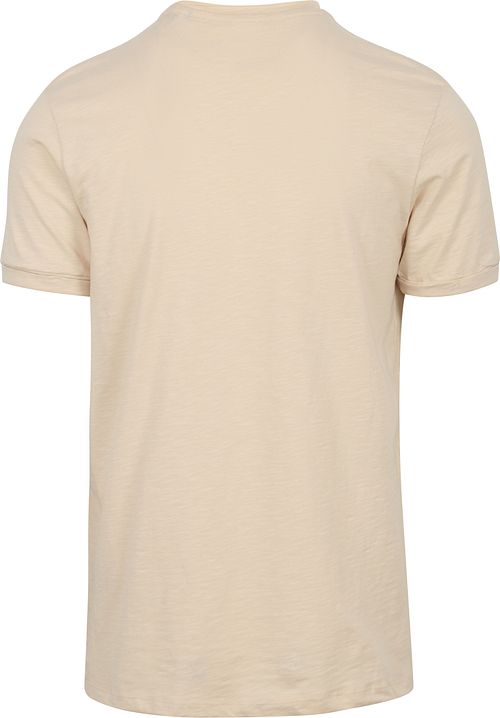T-Shirt No Excess Slubs Ecru Product / Achterkant