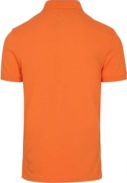 Tommy Hilfiger 1985 Polo Orange Tulip Product / Achterkant